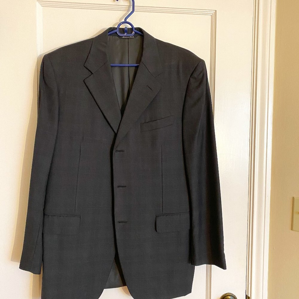 Canali Suit - no vents-  Slim-Fit Super 120s Wool Suit - Tailored by Joe Brand